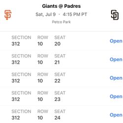 Padres Vs Giants 