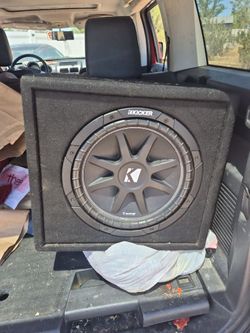 Amp speaker box Kenwood radio obo