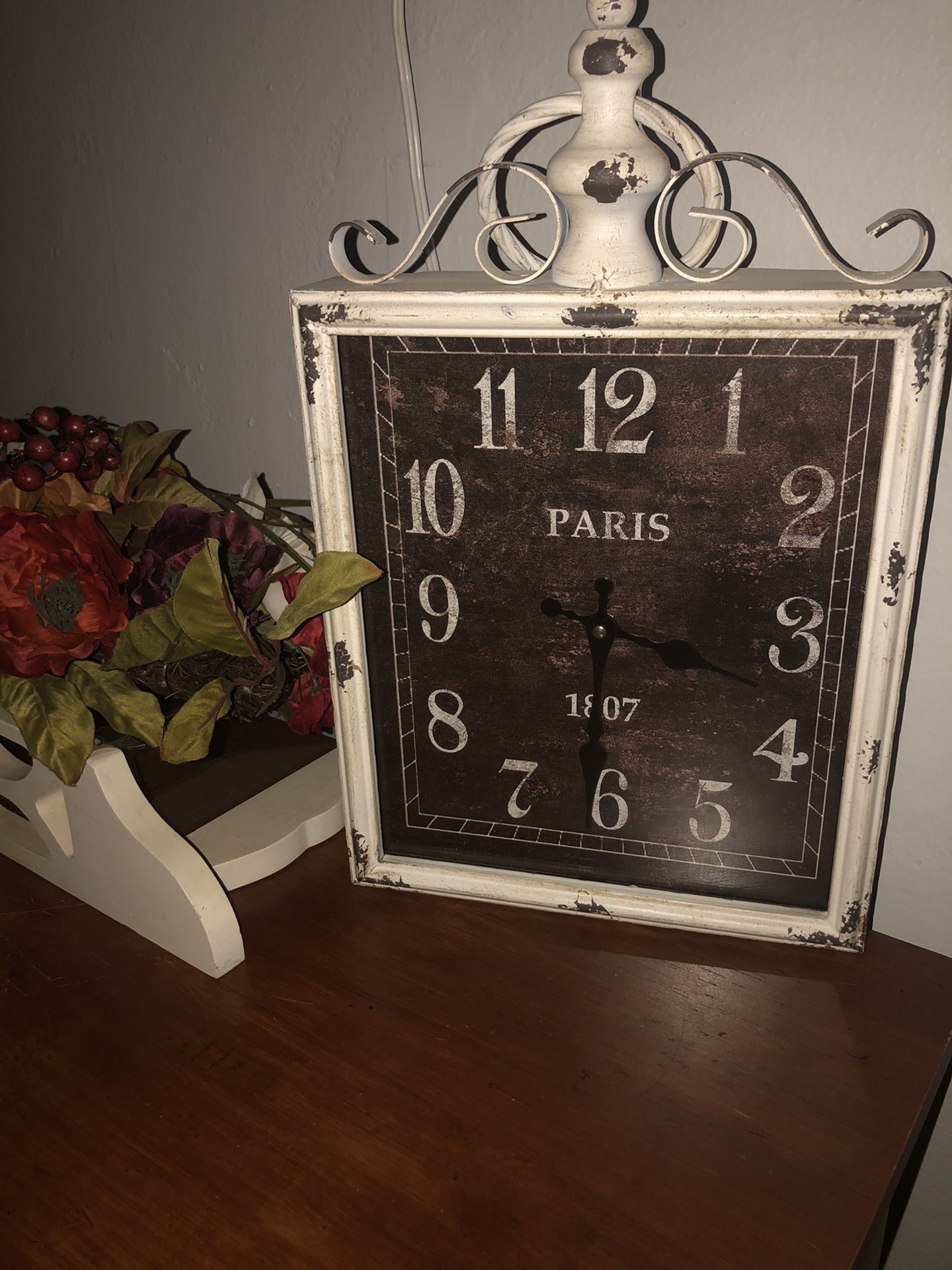 Farmhouse style clock