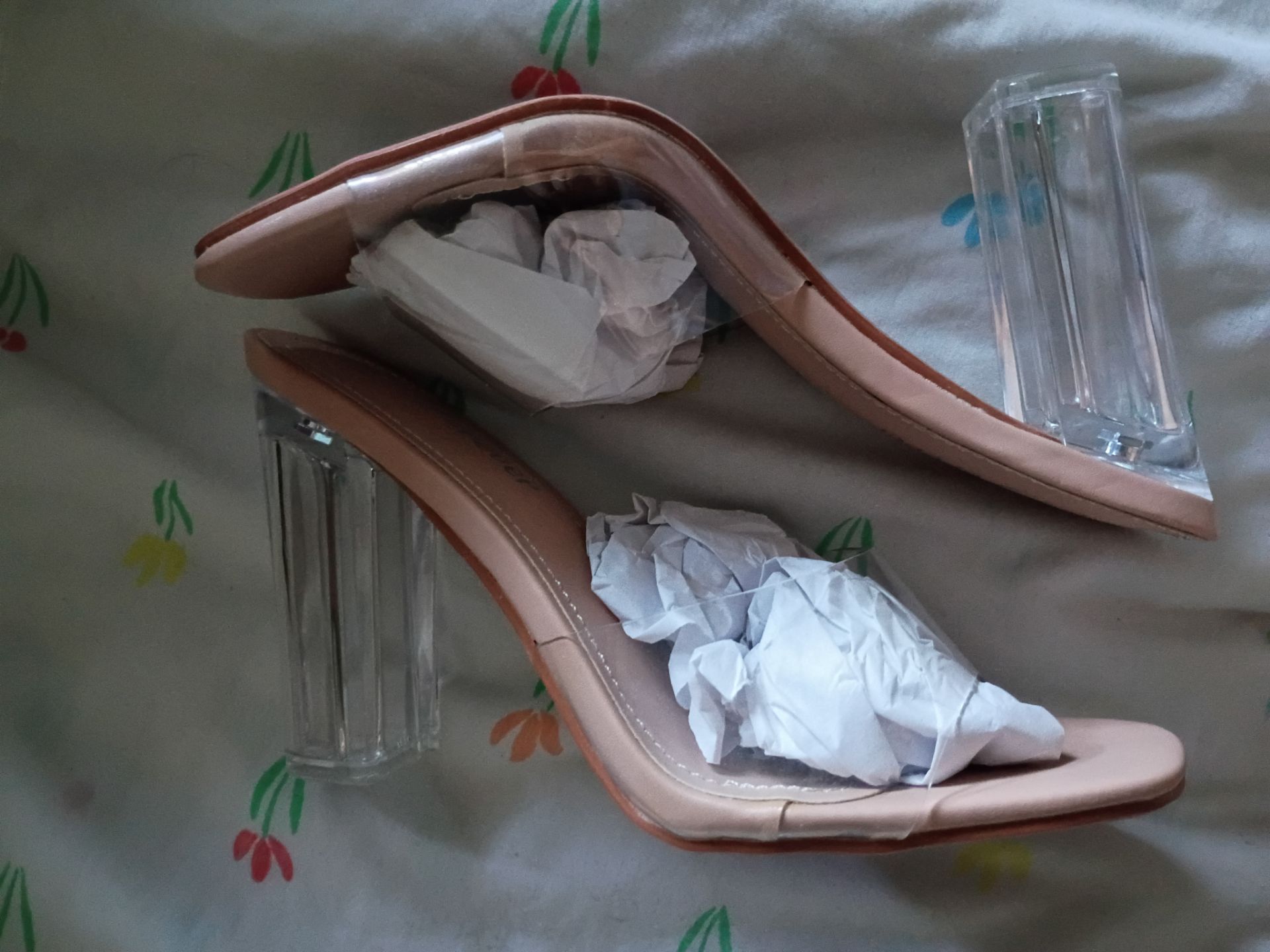 Clear heels size 6