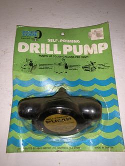 Self Priming Drill Pump