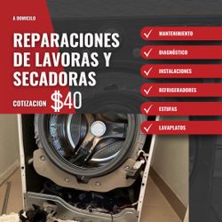 Reparaciones De Lavadoras Y Secadoras