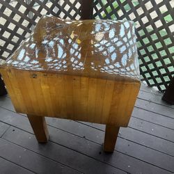 Antique Maple Butcher Block. 