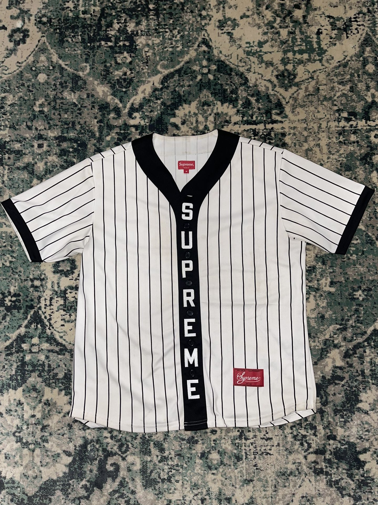 Supreme Vertical Logo Baseball Jersey for Sale in Gainesville, GA ...