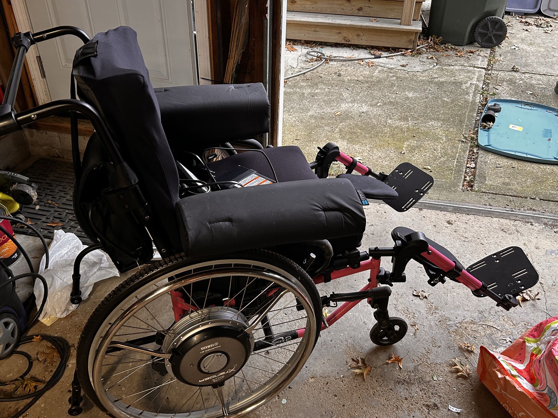 Quickie Extender Wheel Chair With Rechargeable Battery And PRM Cushions