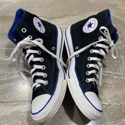 Converse All Star Chuck Taylor High Top Blue Sneakers Men’s 9 / Women’s 11