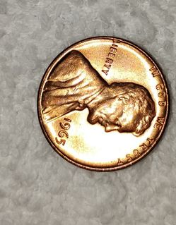 1965 red penny 