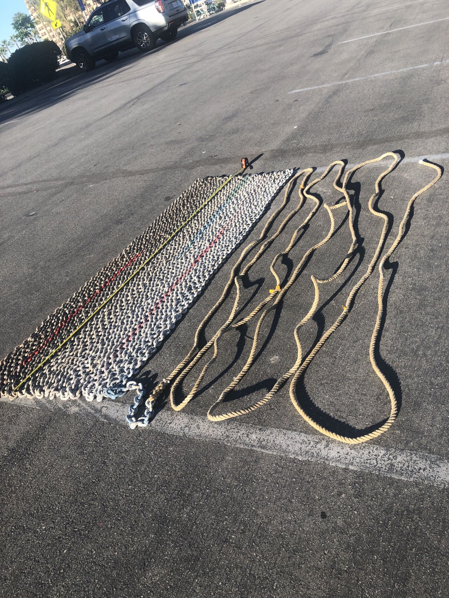 250’ Galvanized Anchor Chain 3/8”