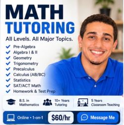 Online Math Tutoring