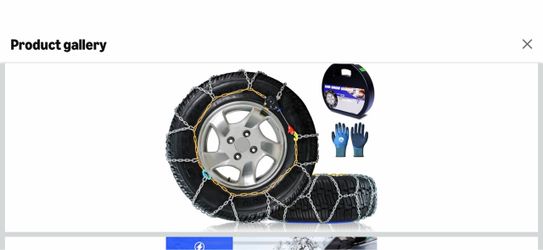 Car Snow Chains with Gloves and Case