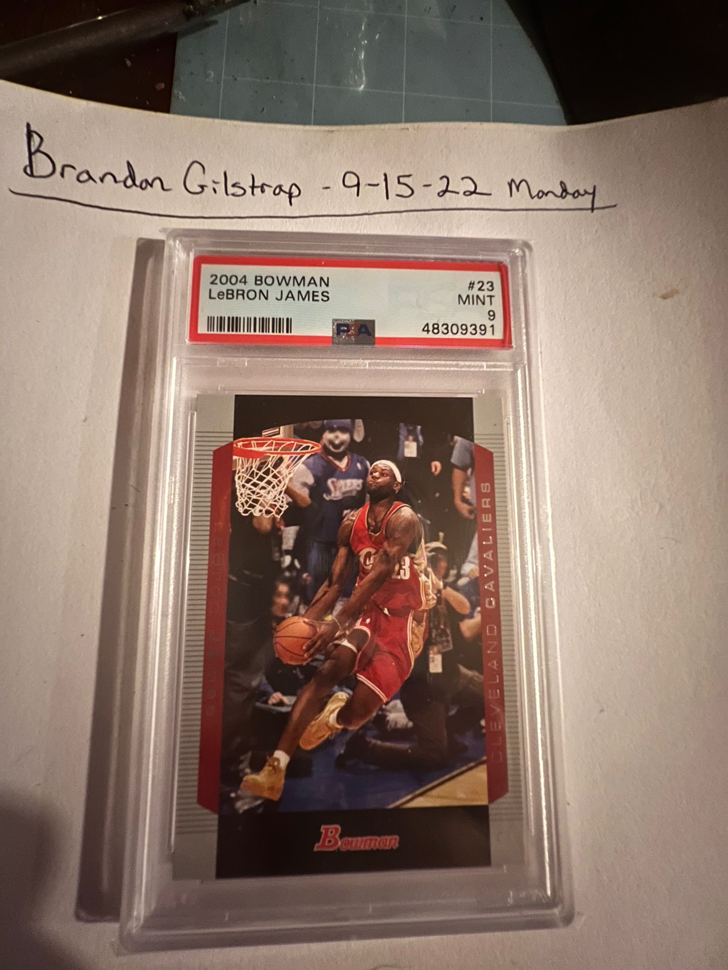 2nd Year Bowman Lebron James PSA 9 Mint beauty!