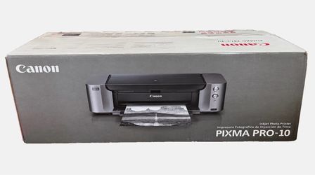 Brand New - Canon PIXMA PRO-10 Inkjet Photo Printer w/ Accesories