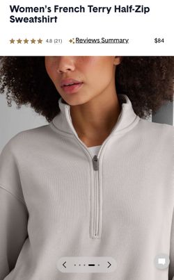 Tommy John French Terry 1/2 Zip