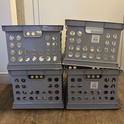 4 Storage Crates