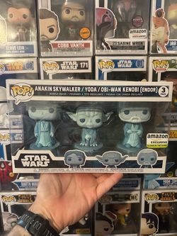 Funko Pop Star Wars Endor 3-Pack Glow in the Dark