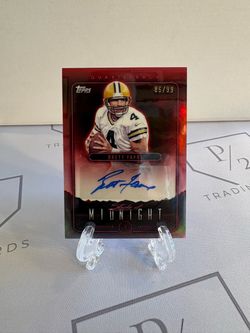2024 Topps Midnight - Brett Favre #SMA-BF Strokes Of Midnight Twilight Auto /99