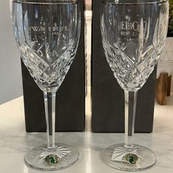 Retired Waterford Crystal - 10oz Araglin Platinum Goblet