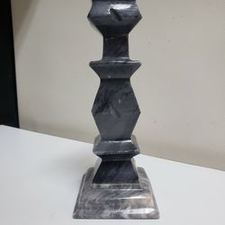 8" Marble Candle Holder 