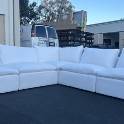 Free Delivery - Restoration Hardware Cloud Sectional - Professionally Cleaned 1/6
