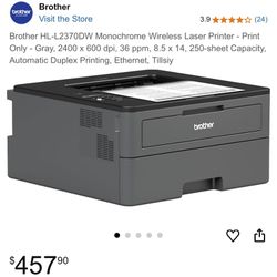 Brother Monochrome Wireless Laser Printer 
