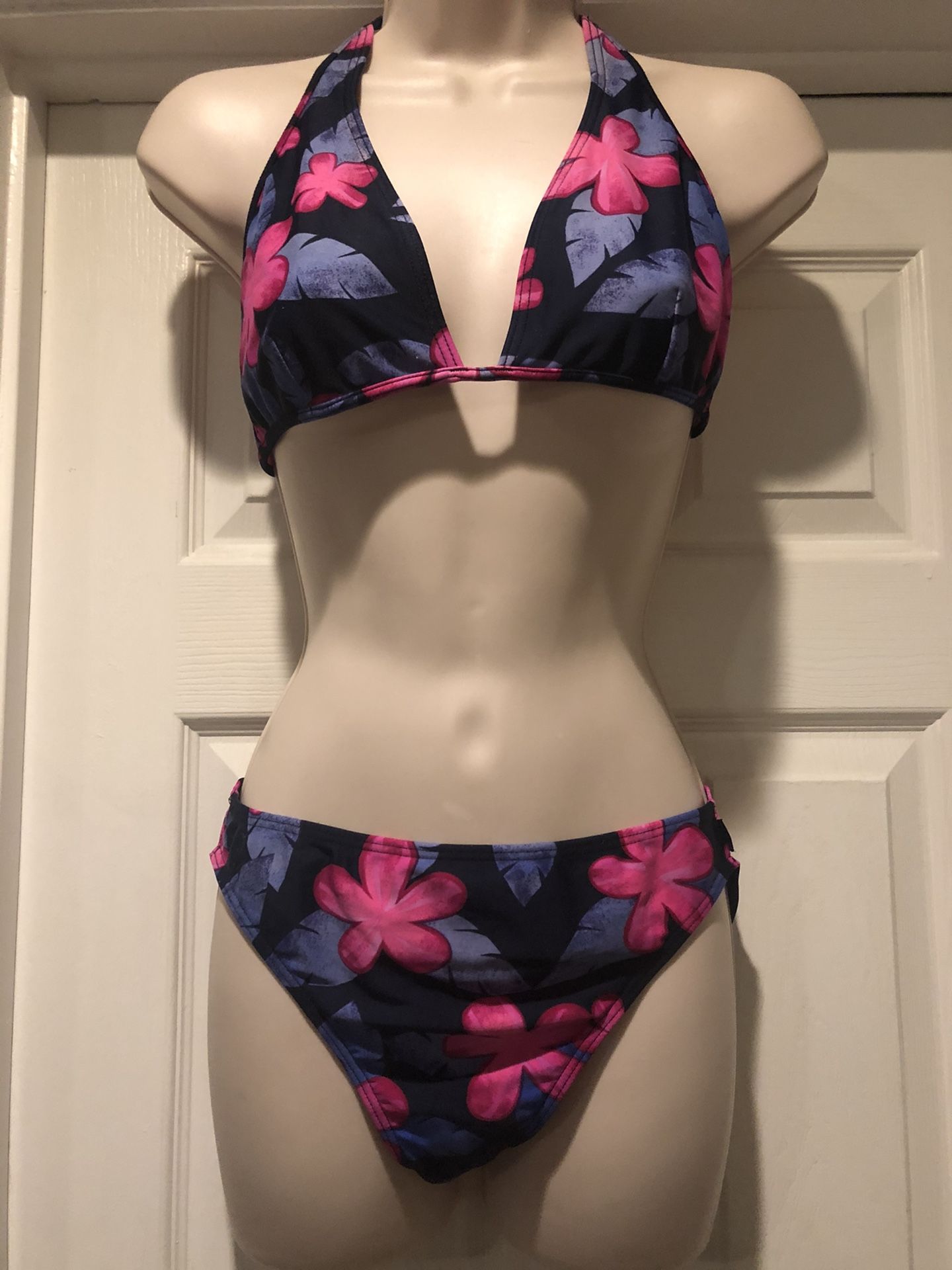 Women’s Blue/Pink 2 Piece Bikini Swimsuit