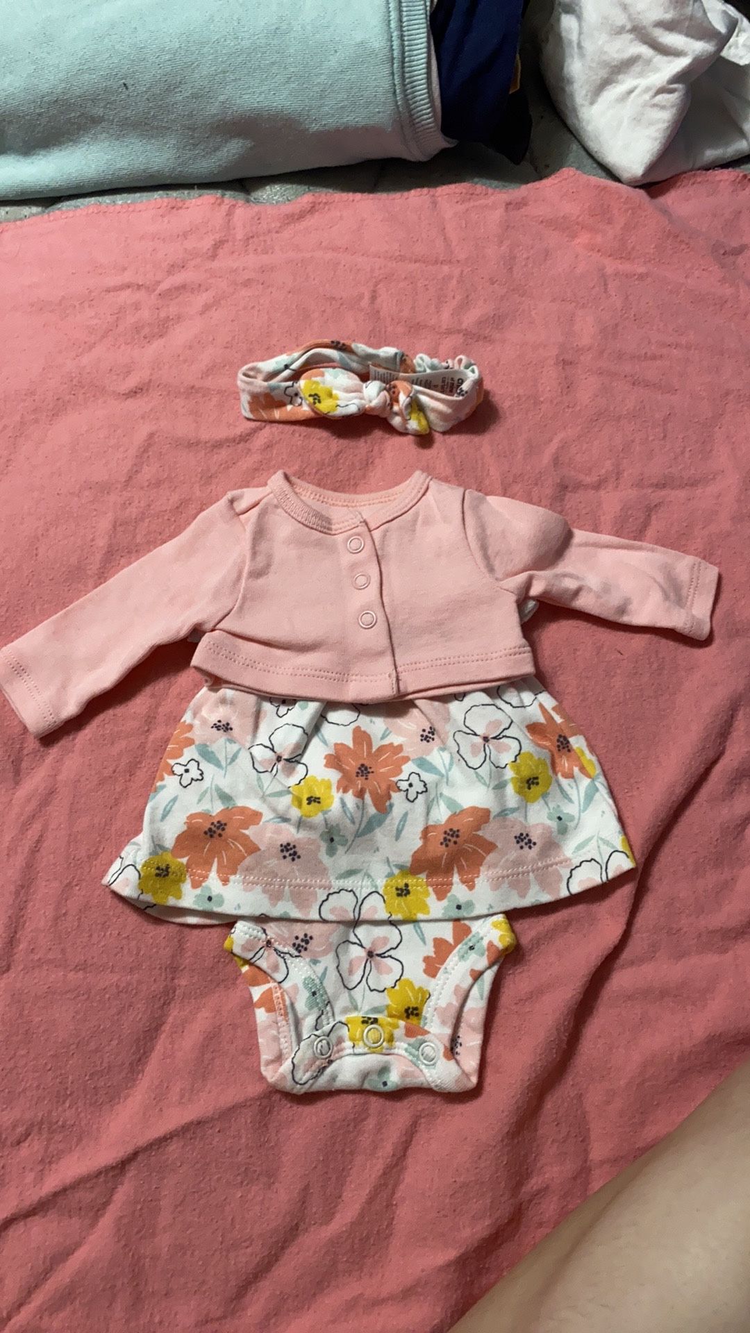Preemie Girl Onesie Set