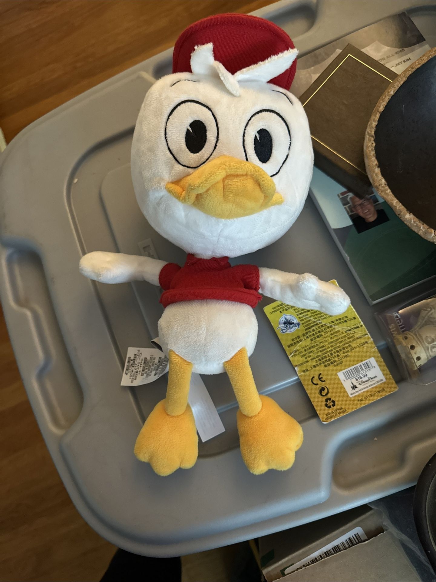 Disney duck stuffed animal Huey