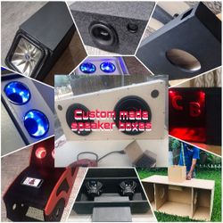 CUSTOM MADE SUBWOOFER BOXES