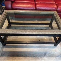 Glass Top Coffee Table