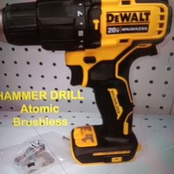 Dewalt New Hammer Drill 2 Speeds ATOMIC BRUSHLESS 