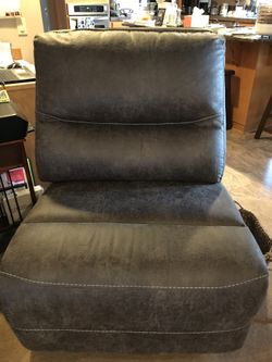 Armless sofa section