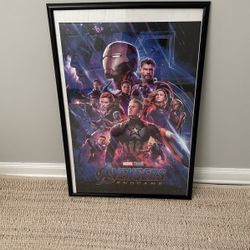 Framed Poster Avengers 25x37
