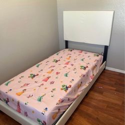 Twin Bed Frame With Mattress  
