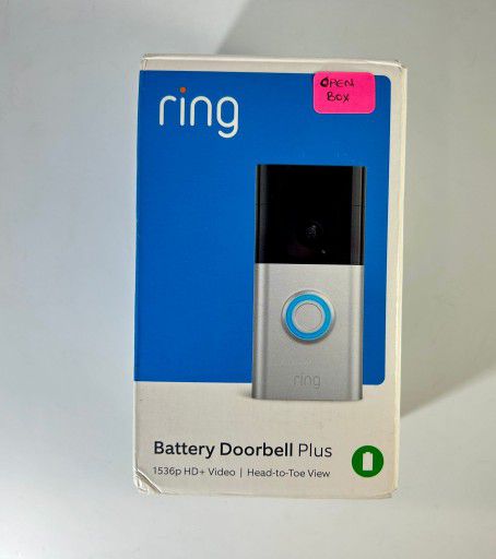 Ring DoorBell Plus In Box like new Fully functional