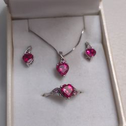 Ruby Heart Jewelry Set - Kay Jewelers 