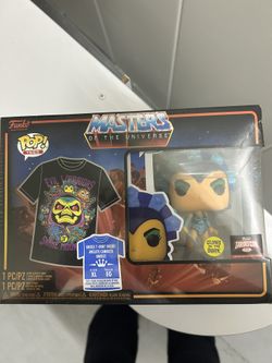 Masters Of The Universe Funko Pop With Shirt