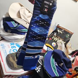 L.A Dodgers Socks Bl/XL