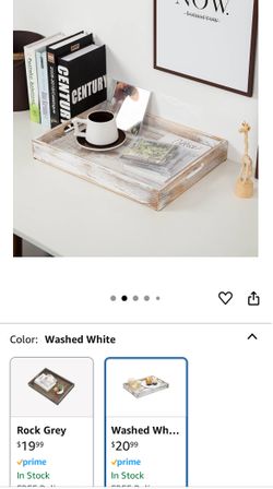 Distressed /White Washed Tray (C-4)