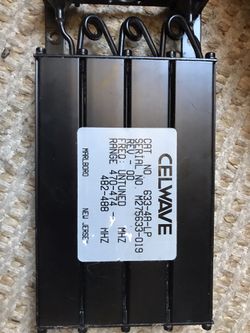 Celwave  VHF Duplexer 470–474mhz/ 482-488mhz