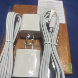 iPhone chargers. $15