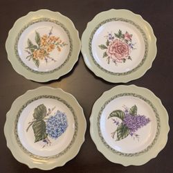 Princess House Vintage Garden Plates