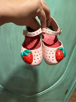 Mini Melissa Toddler Strawberry Mary Jane Shoes