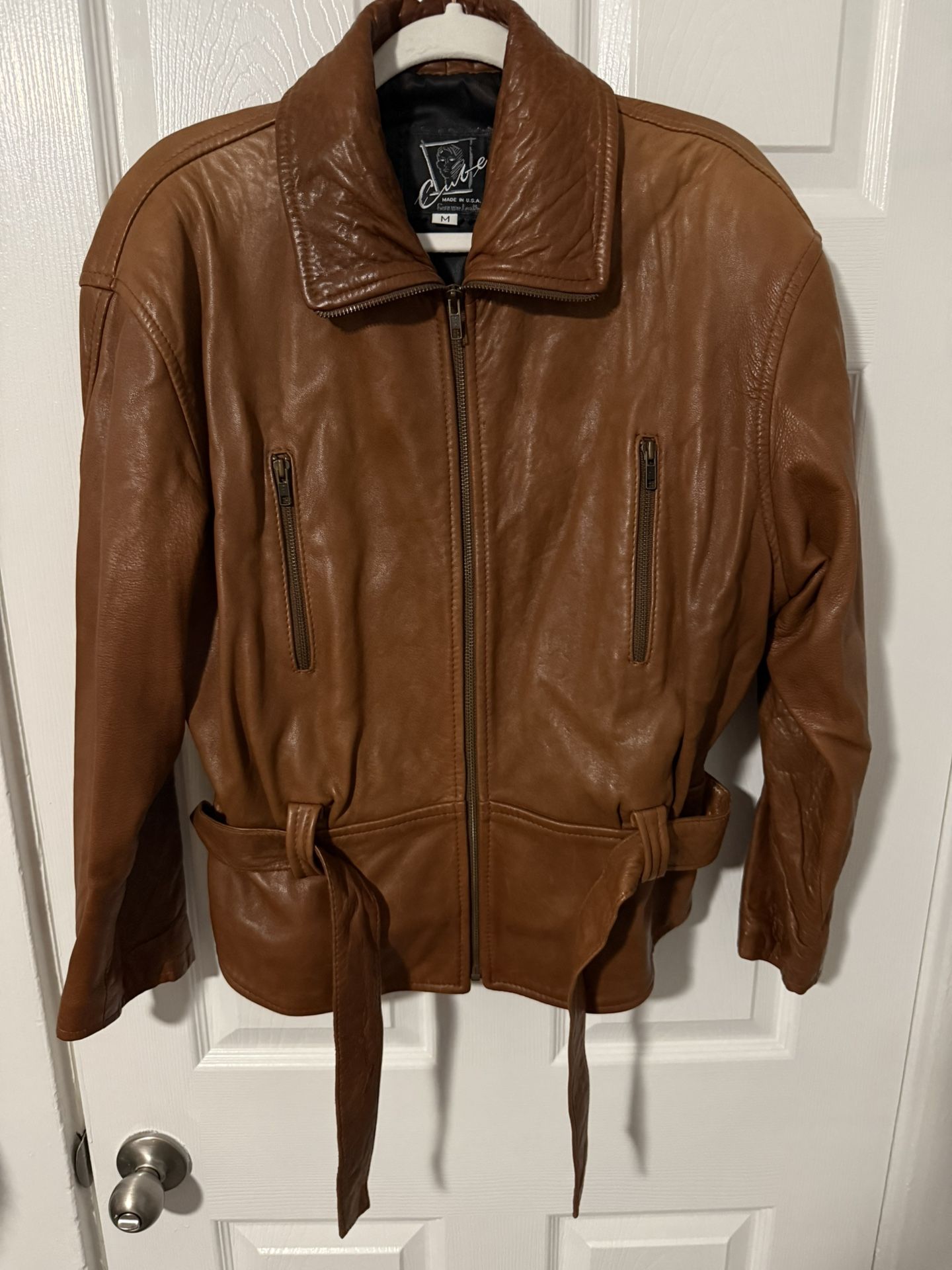 Women’s Size M Vintage Leather Jacket