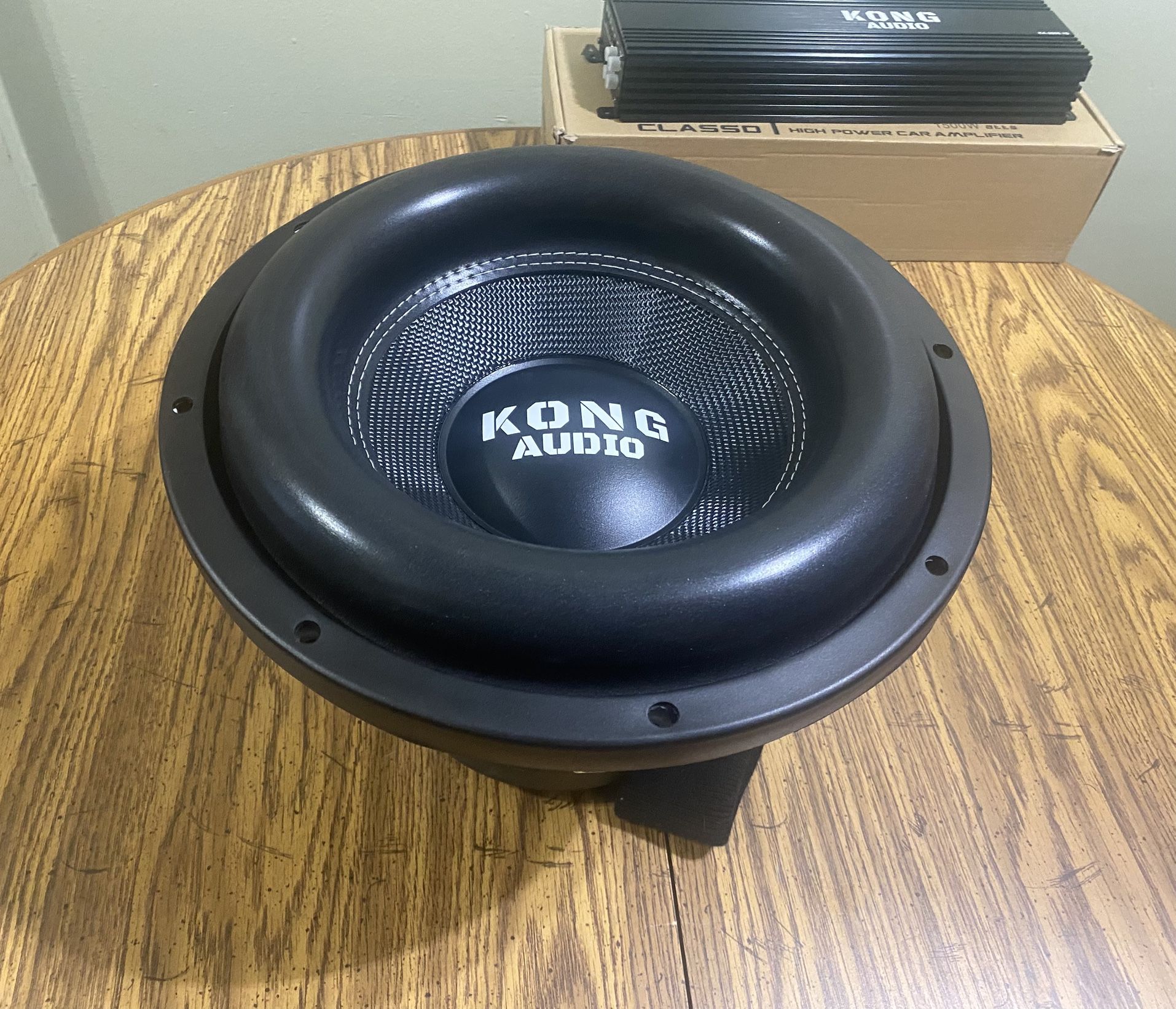 New 12” Kong Audio 3000w Max Power Dual Voice Coil Car Subwoofer $260 each
