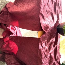 Red 2 Panel Curtains 