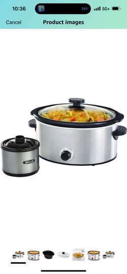 Bella 5-Qt. Slow Cooker with Dipper