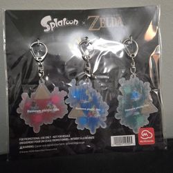 Splatoon x The Legend of Zelda Splatfest Keychain Set