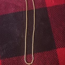 24 In. Gold Plated Chain