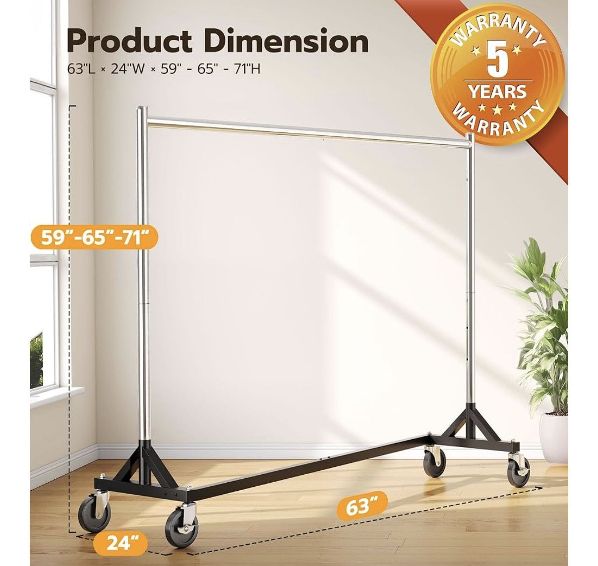 44 Clothing Racks Heavy Duty Z Racks Like New