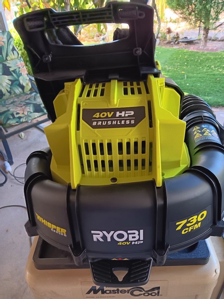Ryobi 40v Brushless Backpack Blower.(new)